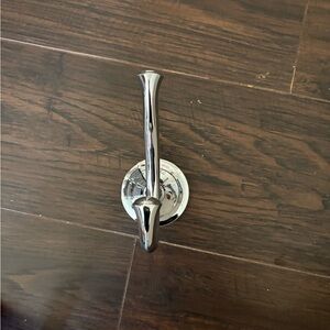 Delta Faucet Linden Chrome Mounted Double Robe Hook